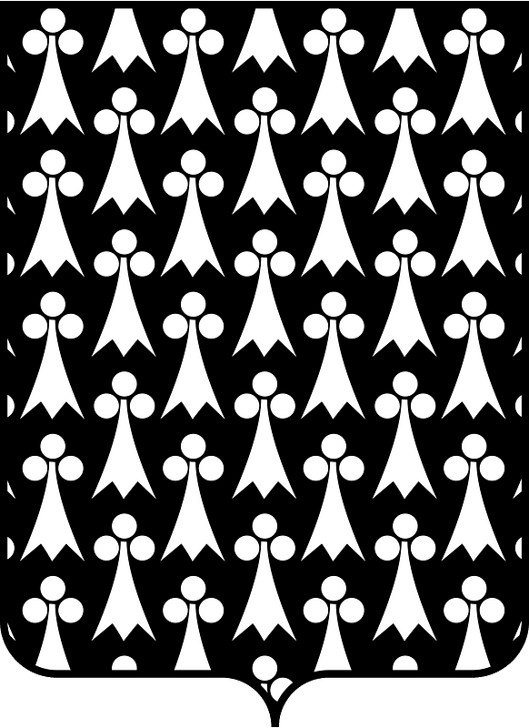 Shield Pattern Ermine Negative