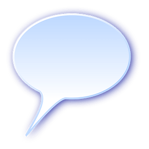 3d Rounded Speech Bubble