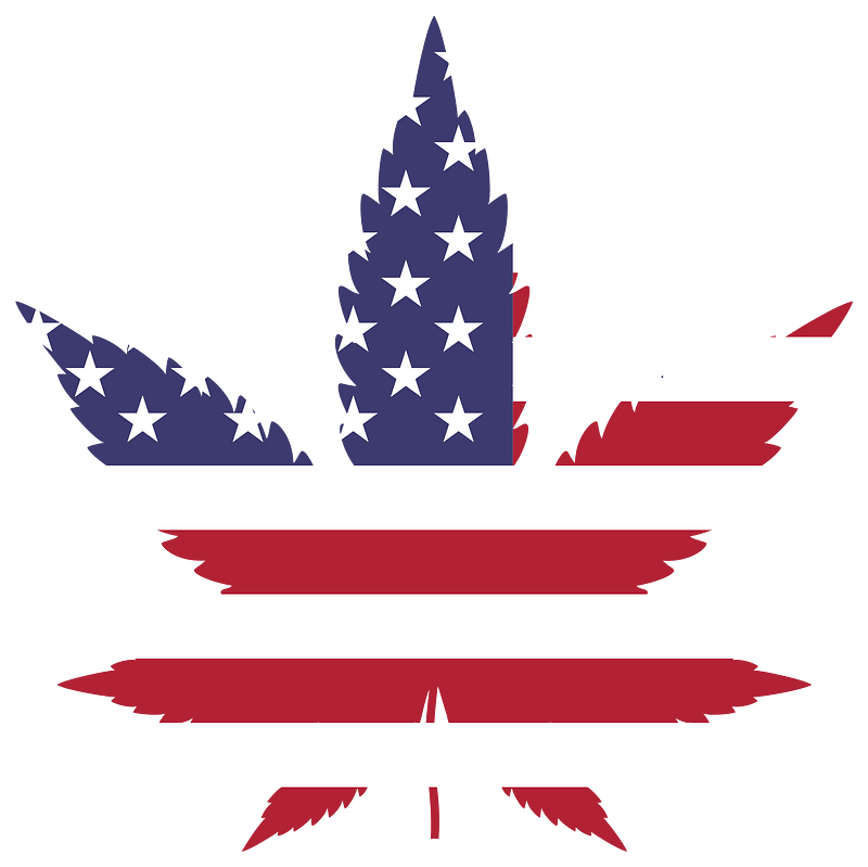 Marijuana American Flag