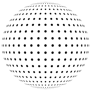 Medium Density Dots Sphere