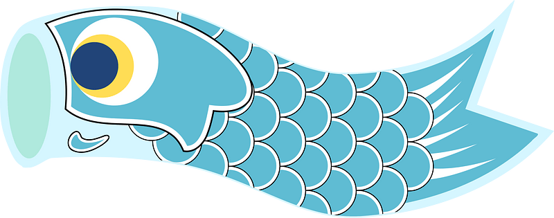 Koinobori Light Blue