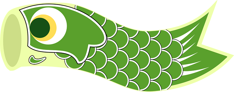 Koinobori Green