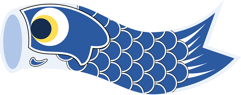Koinobori Dark Blue