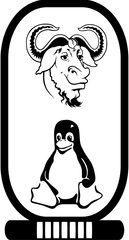 GNU Linux cartouche