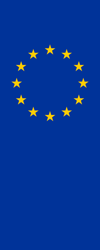 Europe Flag Vertical