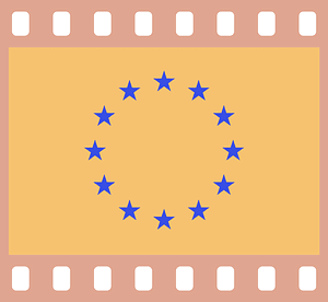 Europe Flag 35mm Negative