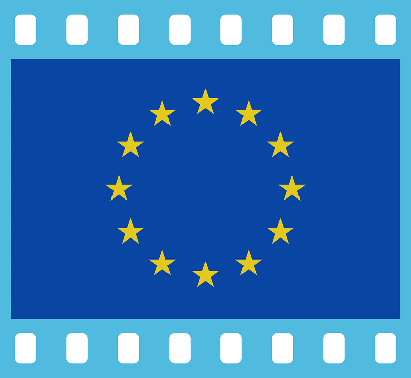 Europe Flag 35mm Positive