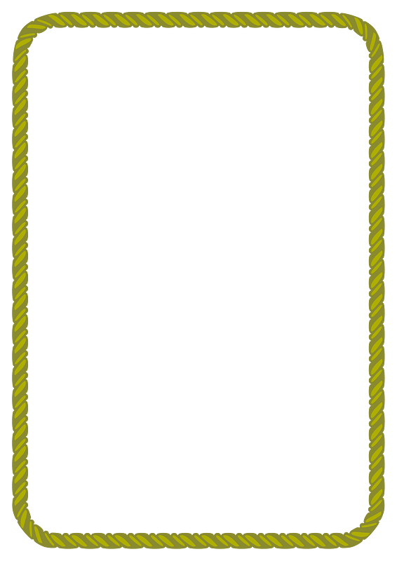 Rope Border 4 (A4 Size)