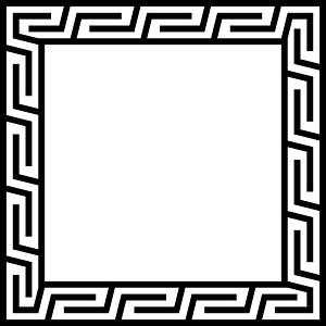 Greek Key Frame