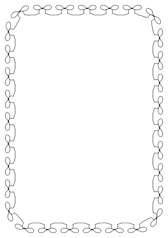 Knot Border (A4 Size)