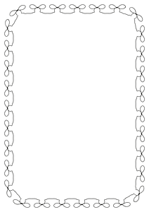 Knot Border (A4 Size)