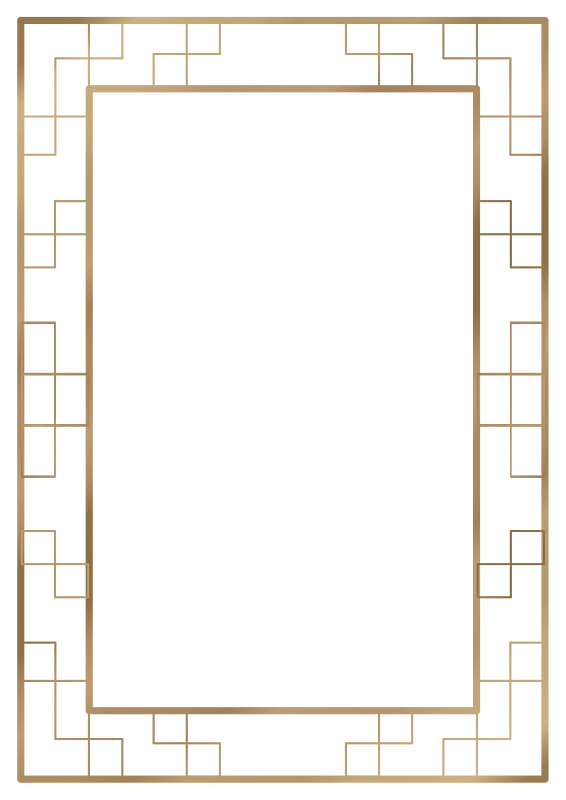 Art Deco Border 7 (A4 Size)