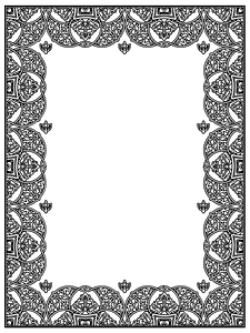 Decorative Ornamental Frame Border