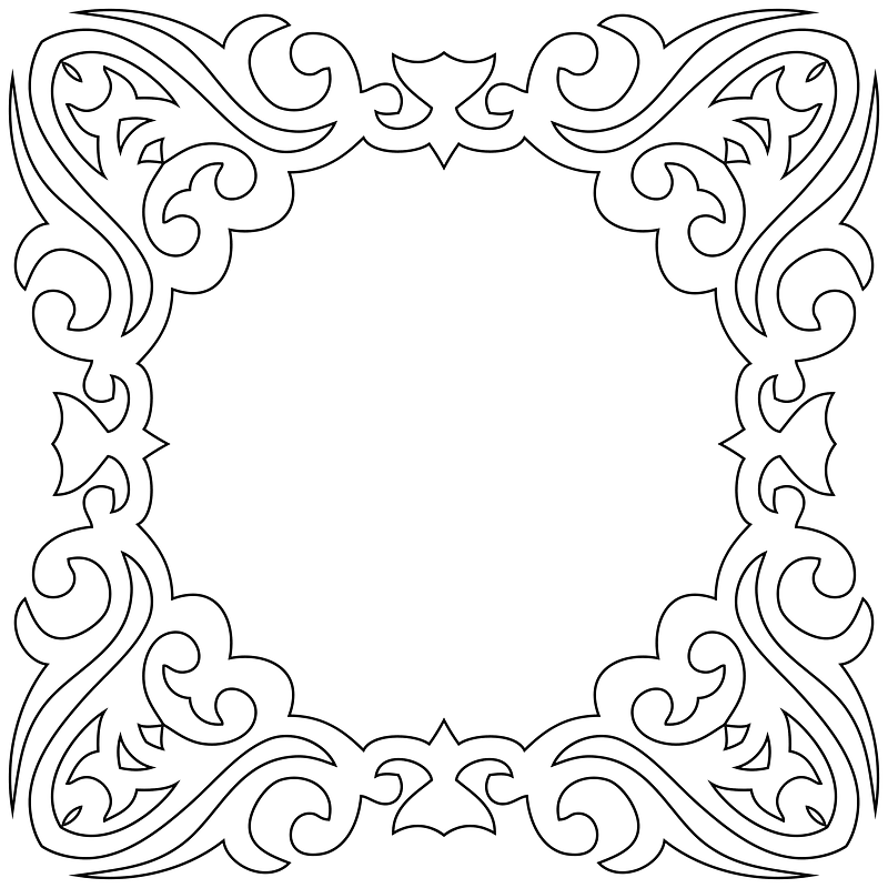 Decorative Square Frame 6