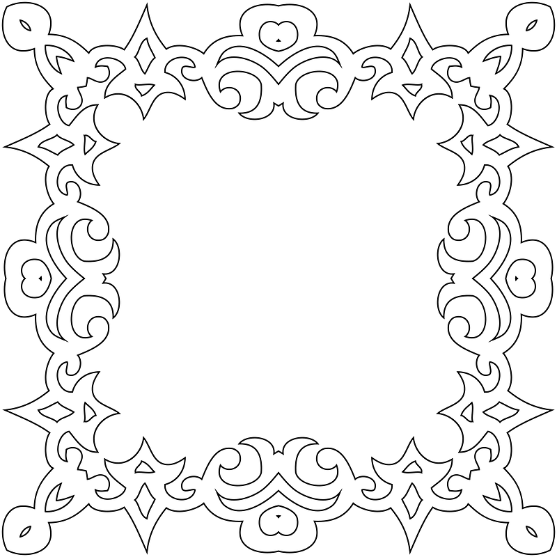 Decorative Square Frame