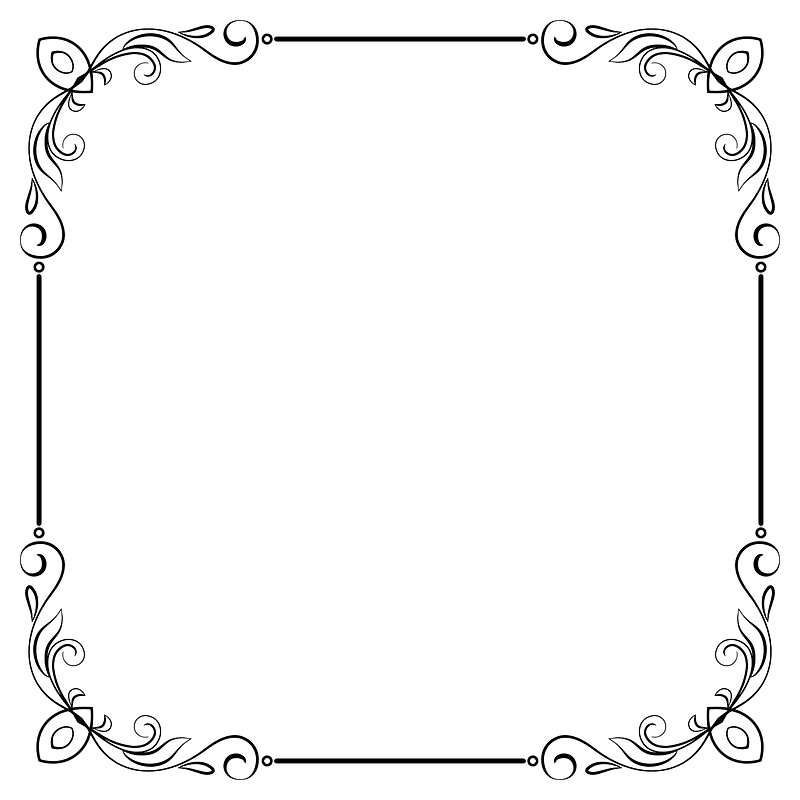 Elegant Flourish Frame Extrapolated