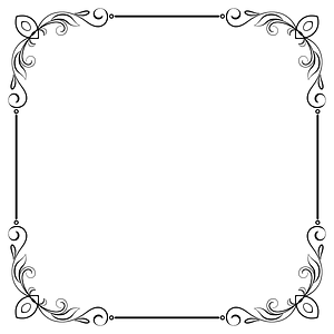 Elegant Flourish Frame Extrapolated
