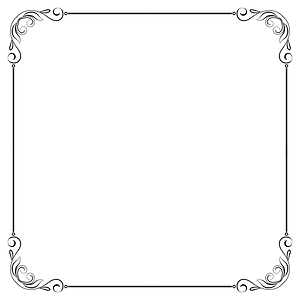 Elegant Flourish Frame Extrapolated