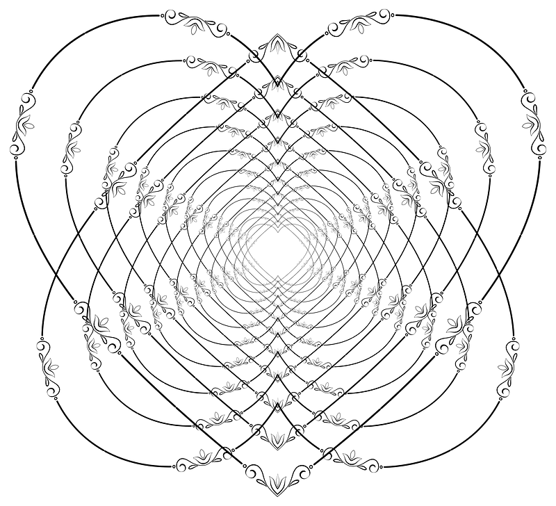 Elegant Flourish Frame Extrapolated