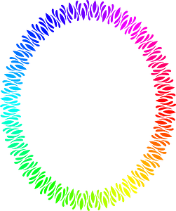 Elliptical Frame2 Colour