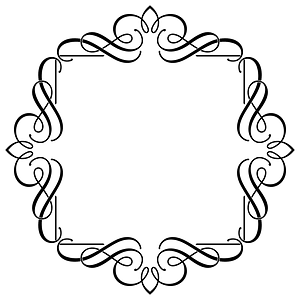 Fancy Flourish Frame 6