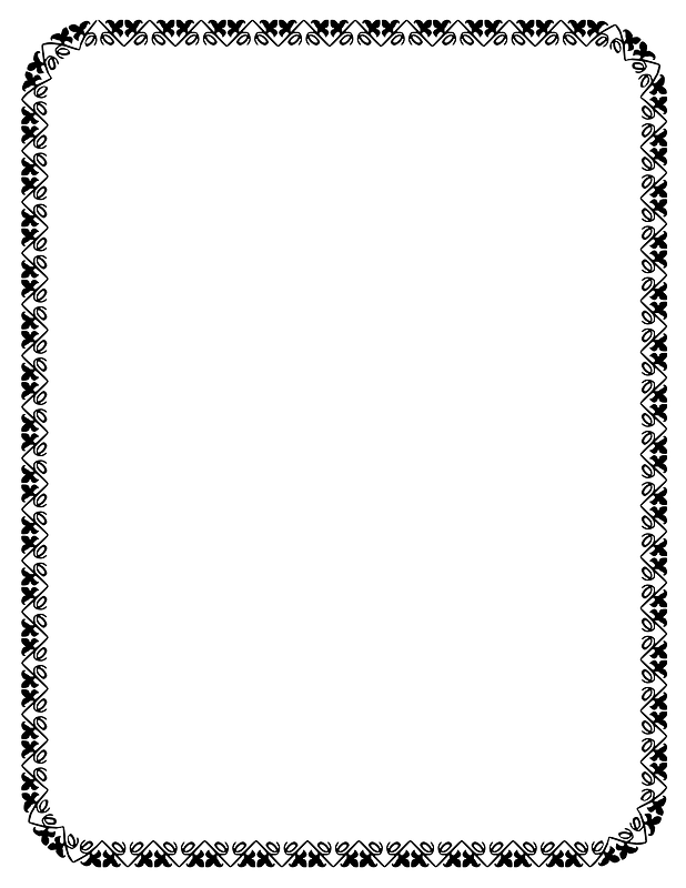 Floral Border (Us Size)