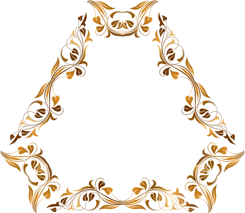 Floral Flourish Frame 12