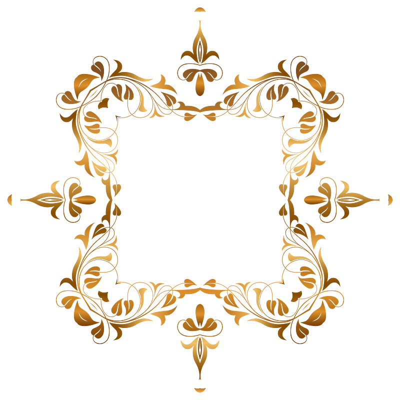 Floral Flourish Frame 17