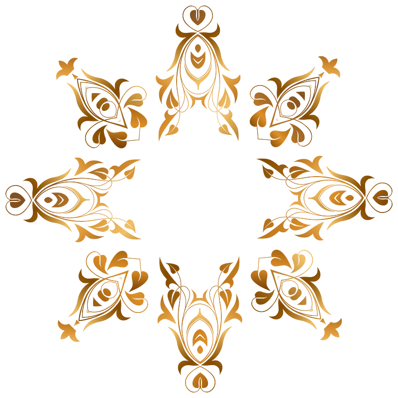 Floral Flourish Frame 19