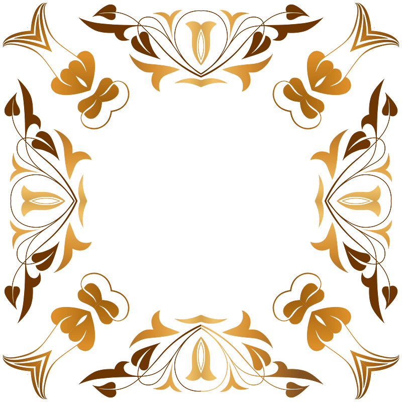 Floral Flourish Frame 2