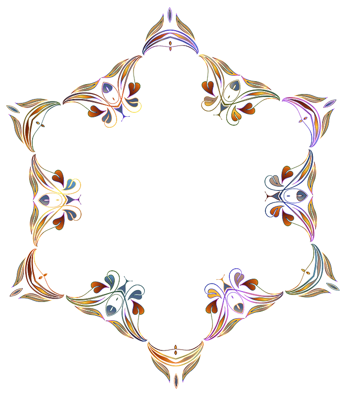 Floral Flourish Frame 22