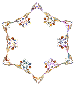 Floral Flourish Frame 22