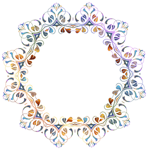 Floral Flourish Frame 23