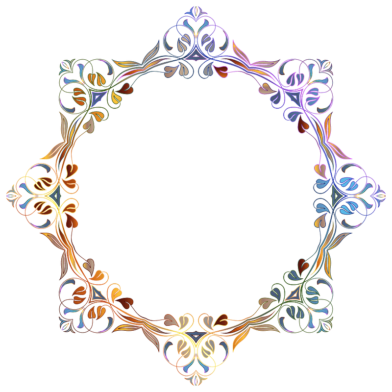 Floral Flourish Frame 26