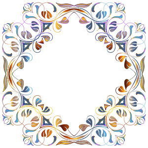 Floral Flourish Frame 27