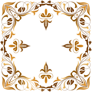 Floral Flourish Frame 3