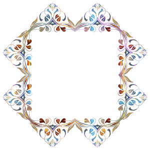 Floral Flourish Frame 30