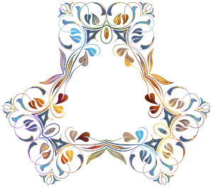 Floral Flourish Frame 32