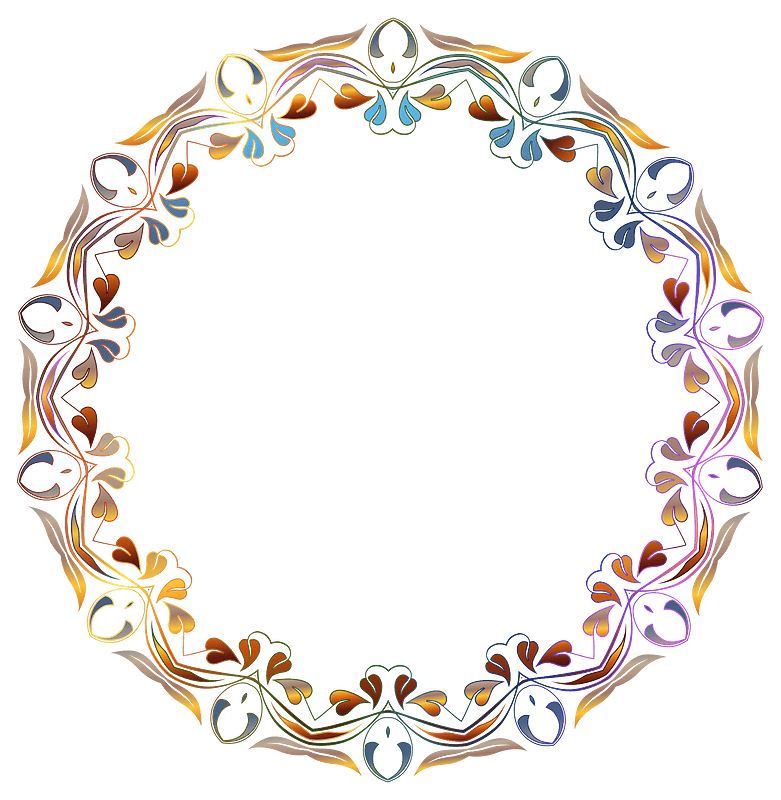 Floral Flourish Frame 33