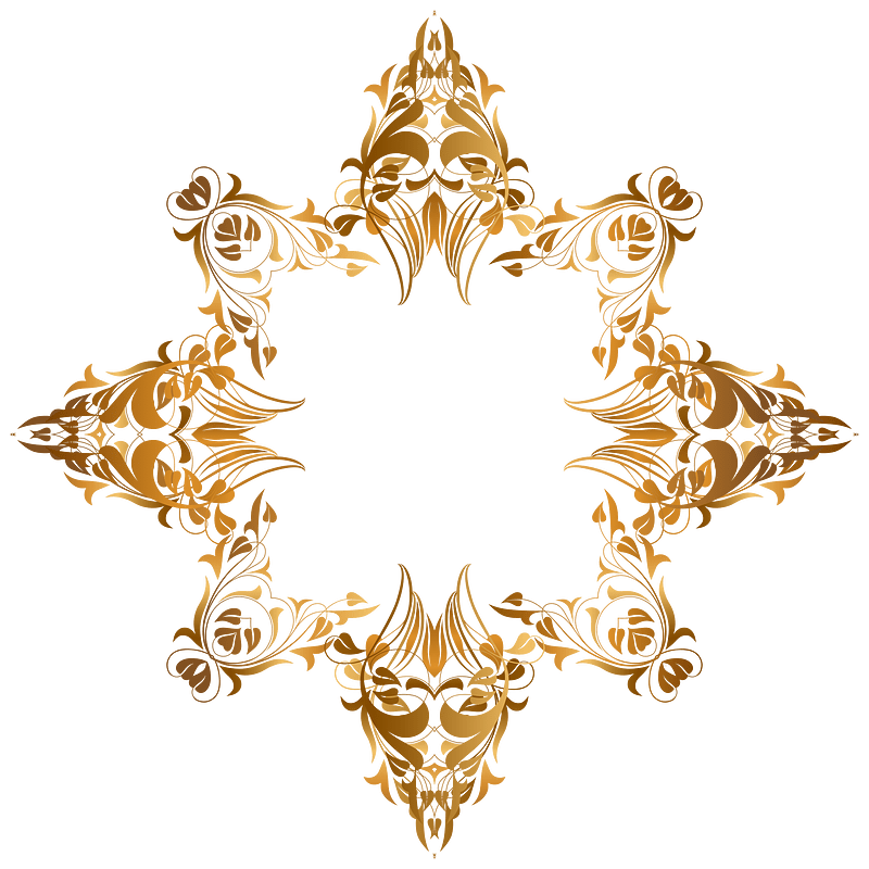 Floral Flourish Frame 35