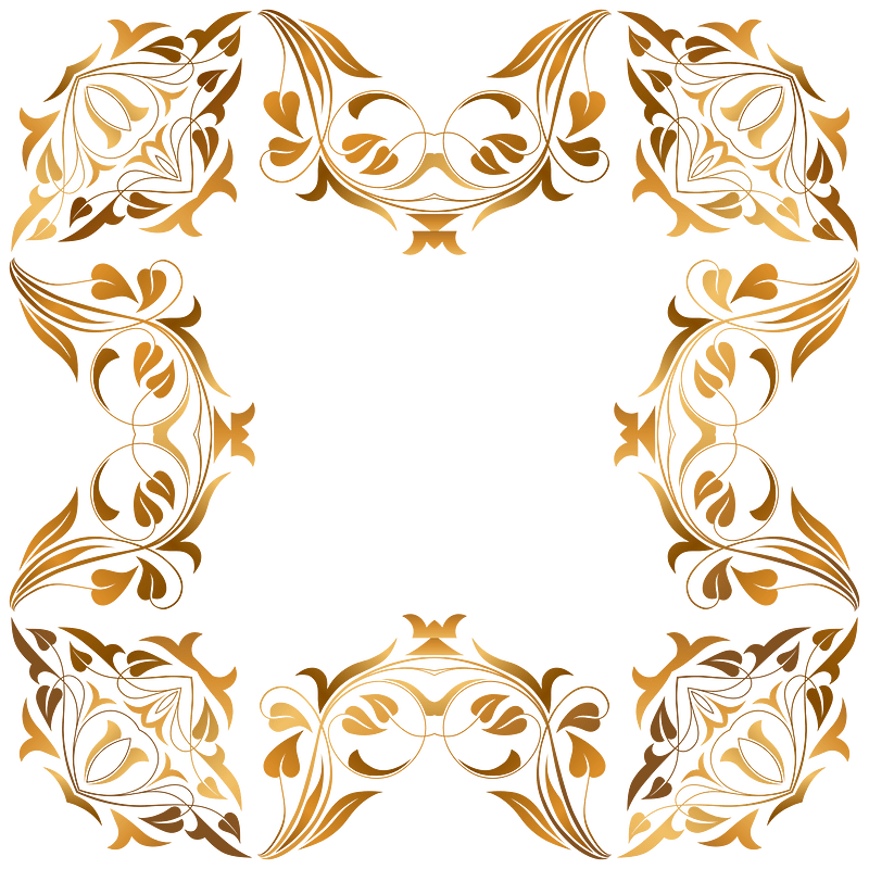 Floral Flourish Frame 36