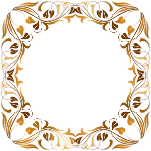 Floral Flourish Frame 4