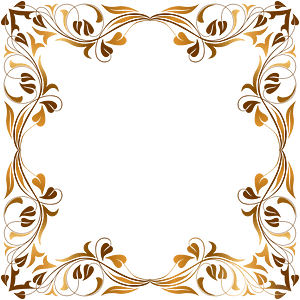 Floral Flourish Frame 6
