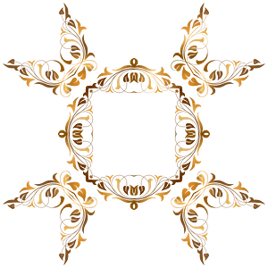 Floral Flourish Frame 8