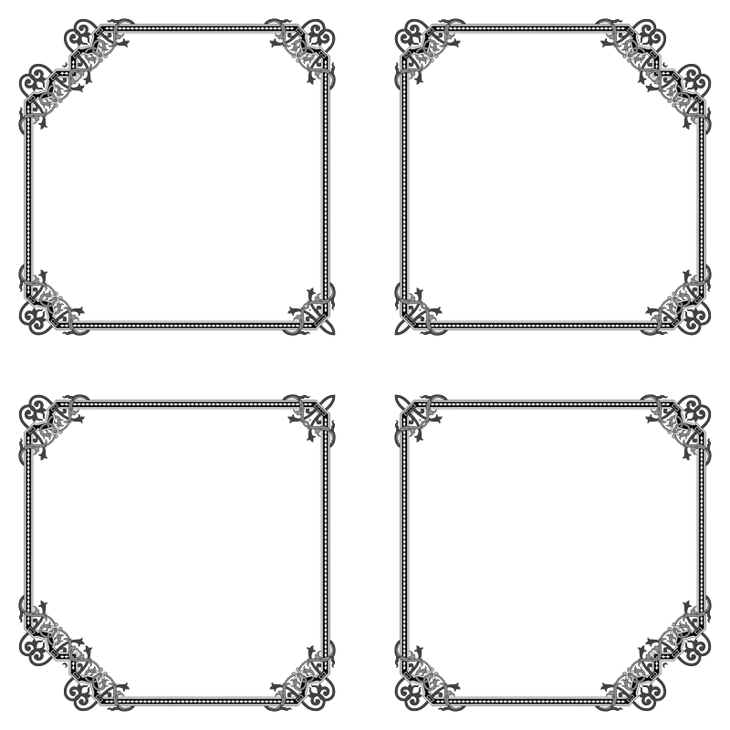Floral Flourish Frame Interpolated
