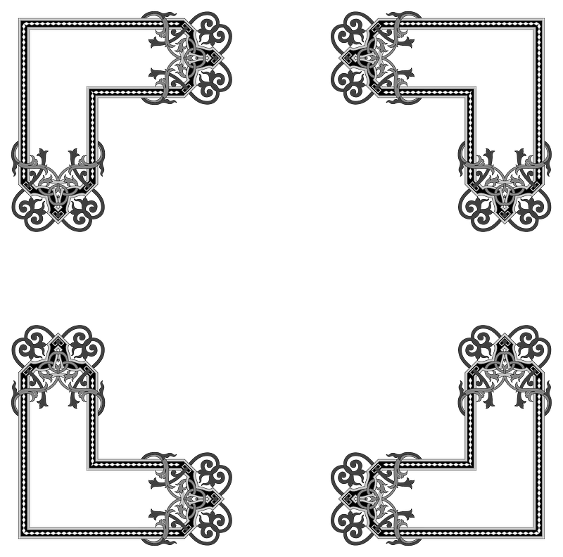 Floral Flourish Frame Interpolated