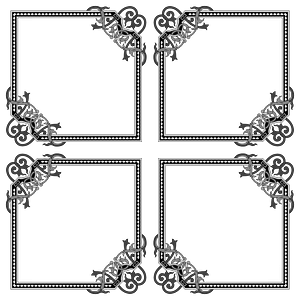Floral Flourish Frame Interpolated