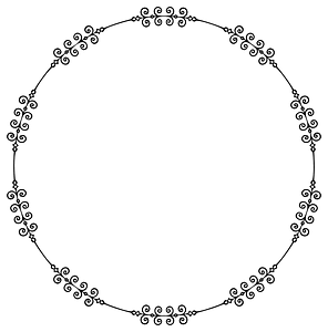 Flourish Frame round