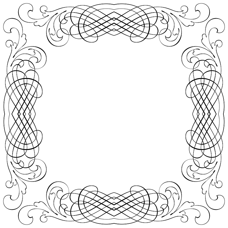 Line Art Frame 10