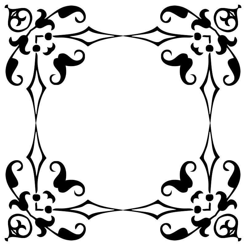 Ornamental Divider Frame 7